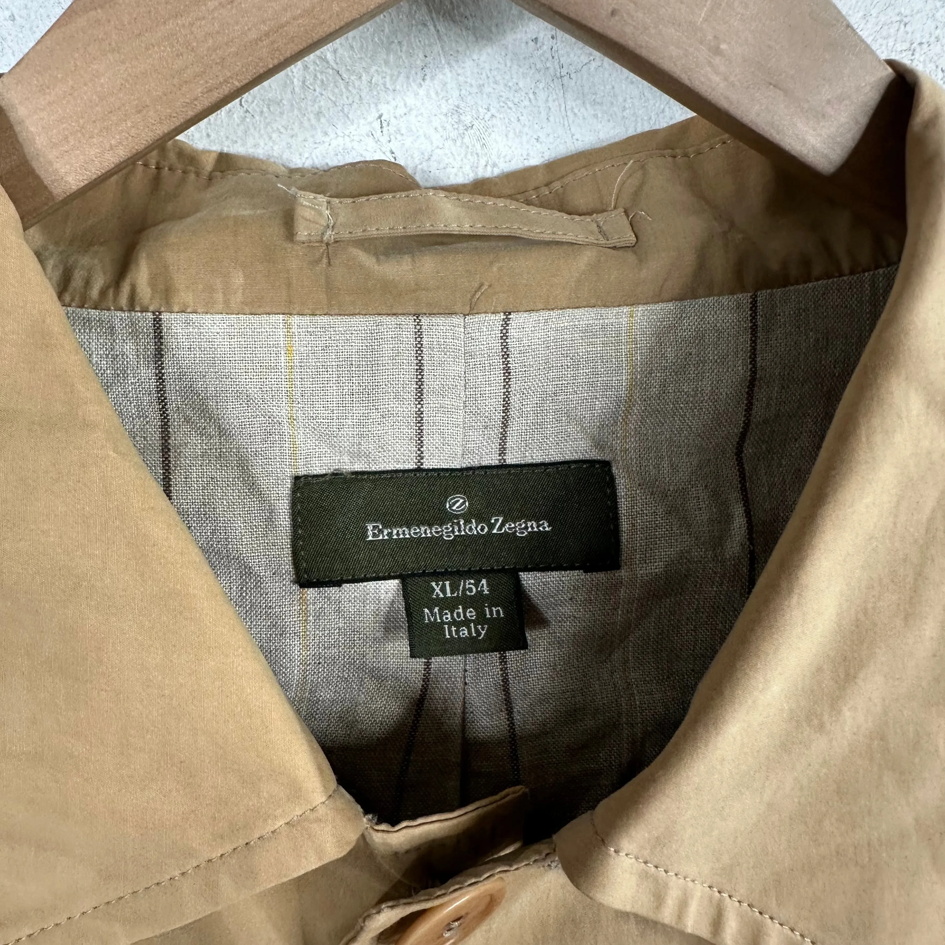 Zegna Mid Length Tan Jacket